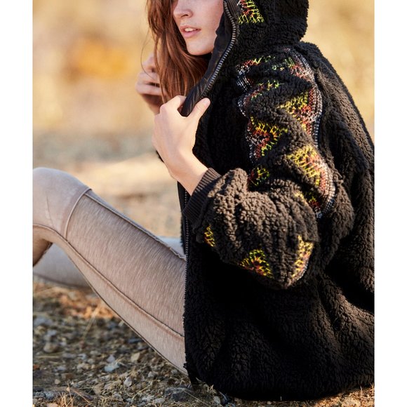 NWT FP Movement Lodge Livin' Jacket / Black - Picture 4 of 7